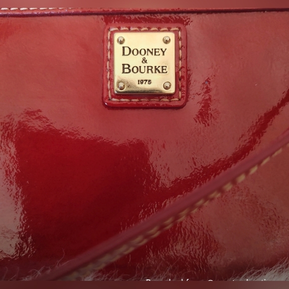 Dooney & Bourke Patent Leather Wristlet w/COA - Picture 3 of 7